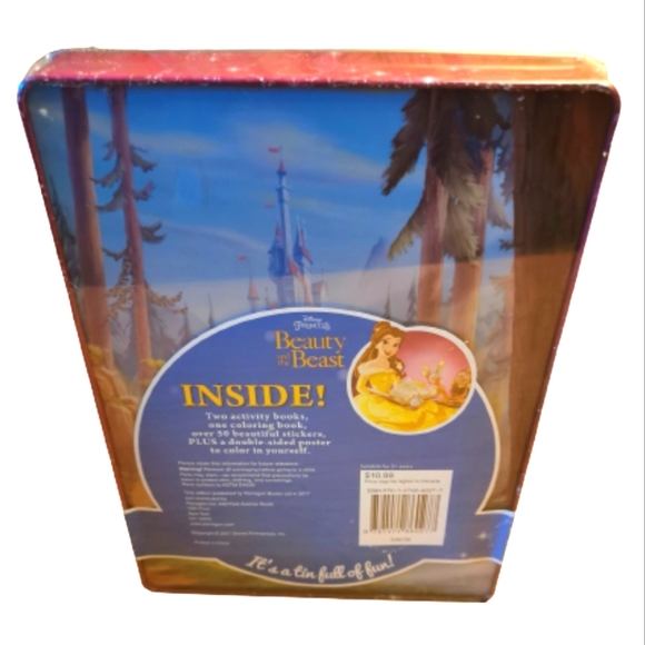 Disney's Beauty and the Beast Tin Activity Set - Picture 2 of 3